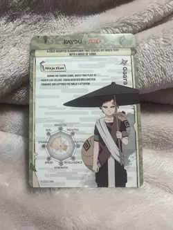 Naruto Kayou English Series 2 Card - Gaara - NRSA02-UR-012L3 - Image 2