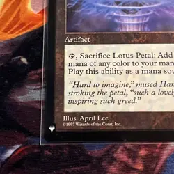 Lotus Petal, MTG from "The List" NM/M artifact magic the gathering - Image 5