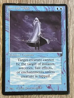 MTG - Spectral Cloak - Legends - LP English Magic 1994 - Image 1