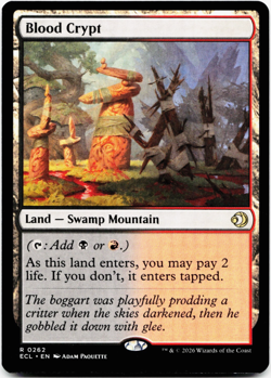 Blood Crypt [Lorwyn Eclipsed] Magic MTG ECL 0262 - Shock Land 💀🔥 - Image 1