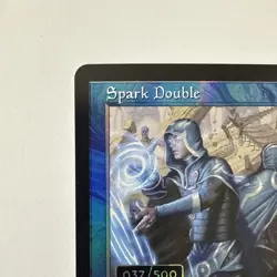 MTG-Spark Double -Foil 037/500 (Retro Frame) (Serial Numbered) Shadow Signed -NM - Image 2