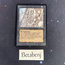 1x MTG Beta Wall of Bone from Estate Collection - Image 1