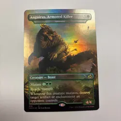 Anguirus, Armored Killer Gemrazer NM Ikoria: Lair of Behemoths MTG Foil 376 - Image 1