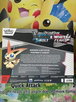 Pokemon Black Bolt & White Flare Unova Victini Illustration Collection Box - Image 2