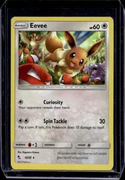 2019 Pokemon SM Hidden Fates Eevee #48/68 - Image 1
