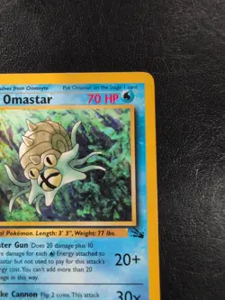 Omastar First Edition Fossil Pokemon 40/62 - Image 3