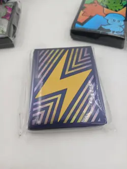 Pokemon TCG Sleeves Lot 6 Packs Deck Boxes Terapagos EX Paldea Starters - Image 4