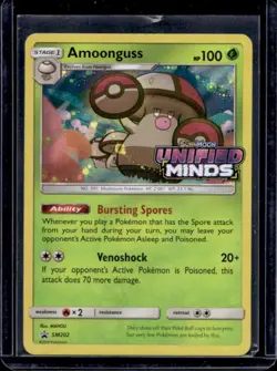 2016-19 Pokemon SM Black Star Promos Amoonguss #SM202a - Image 1