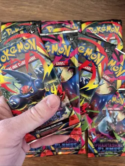 🏆 10 Booster Packs Pokemon TCG Phantasmal Flames - New & Sealed - Image 1