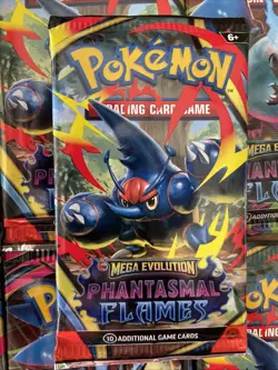 🏆 10 Booster Packs Pokemon TCG Phantasmal Flames - New & Sealed - Image 4