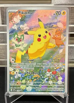 Pokemon TCG PIKACHU SVP 088 Scarlet & Violet Full Art Promo Black Star Promo - Image 1
