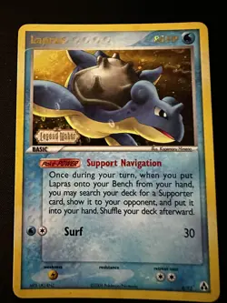 Lapras 8/92 Legend Maker Reverse Holo Rare Stamped Pokemon TCG Vintage 2006 NM - Image 1