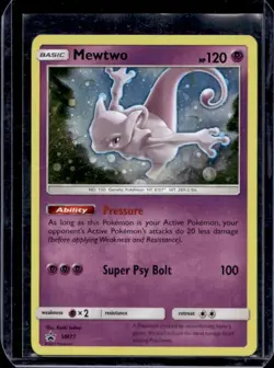 2016-19 Pokemon SM Black Star Promos Mewtwo #SM77 - Image 1