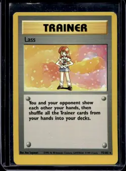 1999 Pokemon Unlimited Lass Rare #75/102 - Image 1