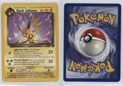 Dark Jolteon Pokemon Team Rocket #38 2000 - Image 3