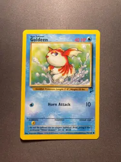 Pokemon TCG Goldeen Base Set 2 76/130 Unlimited 1999-2000 Wizards Base Set 2 - Image 3