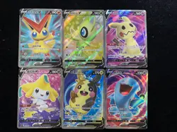 2025 Pokemon TCG S-Chinese Mimikyu Jirachi Victini SR Super Rare Holo Lot*6 AM11 - Image 1