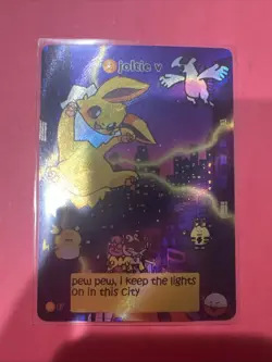 Joltie V Pokiebubies V2 1st Edition Fan Art Chef Ken Lee Pokemon Jolteon 97 - Image 1