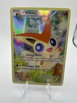 Victini XY117 Holo Full Art Pokemon TCG XY Black Star Promo 2016 NM - Image 1