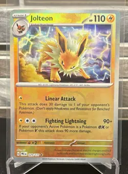 Pokemon TCG Prismatic Evolutions Jolteon (Master Ball Pattern) 029/131 - Image 1