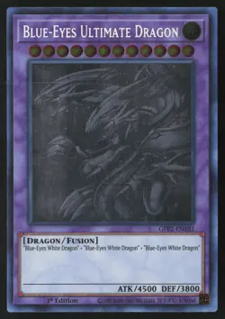 Blue-Eyes Ultimate Dragon GFP2-EN181 Ghost Rare 1st Edition Yu-Gi-Oh - Image 1