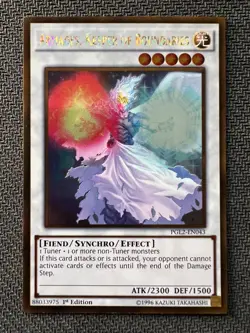 Yugioh Armades, Keeper of Boundaries 1st Ed Gold Ultra Rare PGL2-EN043 NM - Image 1