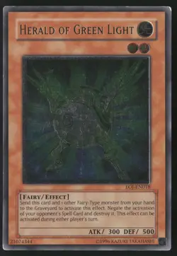 Herald of Green Light EOJ-EN018 EURO Ultimate Rare Yu-Gi-Oh - Image 1