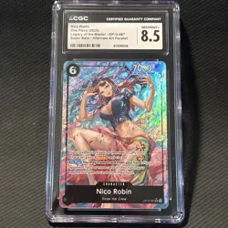 Nico Robin OP12-087 SR Legacy of the Master One Piece Alt Art English CGC 8.5 - Image 1