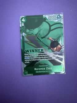 Roronoa Zoro (Winner Pack 2025 Vol. 3) EB02-019 One Piece Promotion Cards Foil - Image 1