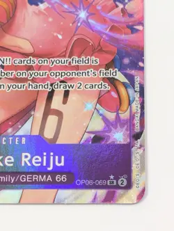 One Piece TCG Vinsmoke Reiju OP06-069 Super Rare Wings of the Captain NM English - Image 5