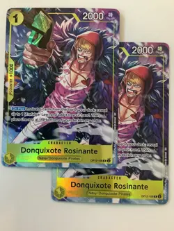 (2 Cards) Donquixote Rosinante (Illus. Box Vol.6) OP12-108 One Piece Promo Cards - Image 1