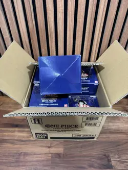 One Piece Romance Dawn BLUE BOTTOM Booster Box/Display Case FIRST WAVE EMPTY - Image 1