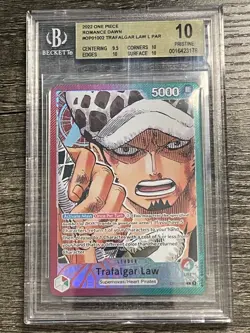 One Piece Romance Dawn Trafalgar Law Alternative Art OP01-002 English Edition - Image 1
