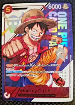 2025 One Piece Monkey D Luffy ST21-14 3rd Anniversary Treasure Campaign LP-NM - Image 1