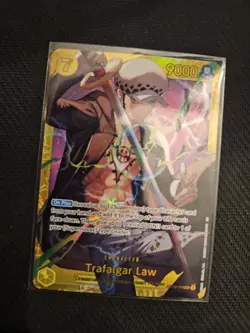 One Piece CCG Trafalgar Law Royal Blood Foil Card OP10-119 NM/M Sec Rare - Image 1