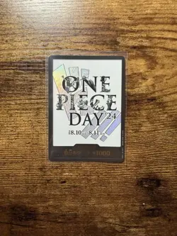 [US SHIP] MINT ONE PIECE DAY 24 Japanese DON Card PROMO (White Background) - Image 1