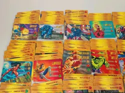 Marvel OverPower Card Lot - Heroes & Power Cards - 35+ Characters 400+ cards - Image 2