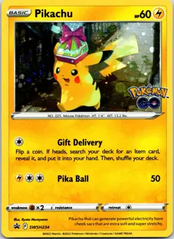 Pikachu - Promo SWSH: Sword & Shield Promo Cards SWSH234 LP - Image 1