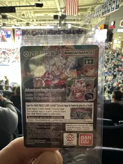 One Piece Monkey.D.Luffy College Basketball US Voyage Promo Card Bandai - Image 2