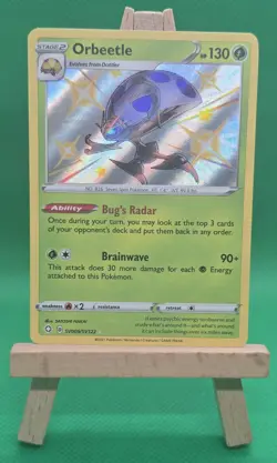 Orbeetle SV009/SV122 Shiny Holo Rare Shining Fates: Shiny Vault Pokemon Card - Image 1