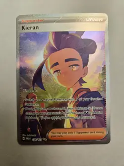 Pokemon TCG Kieran Trainer Prismatic Evolutions Card 174/131 - Image 1
