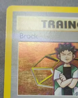 Rare Holo Pokemon Gym Heroes "Brock" Trainer Card 15/132 (Unlimited, English) - Image 5