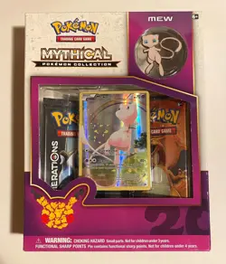 Pokemon Trading Card Game Mythical Pokemon Collection Mew - Image 1