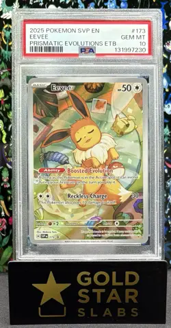 PSA 10 Pokemon Eevee #173 Sv: Scarlet & Violet Promo Cards Holo - Image 1