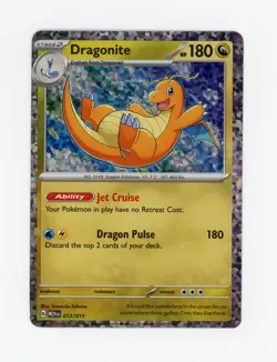Dragonite 12/25 Holo Pokemon Card McDonald's Promo Set 2024 2025 NM/M - Image 1