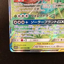 Venusaur & Snivy GX RR 001/064 Remix Bout Pokemon Card Japanese #12456 - Image 5