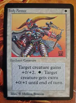 Mtg Alpha Holy Armor - Image 1