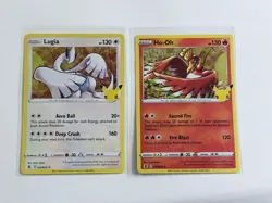 Celebrations Pokemon TCG Lugia 022/025 & Ho-Oh 001/025 - Image 1