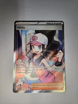 Pokemon TCG Hilda 164/086 Sv: White Flare Holo Card NM Condition - Image 1