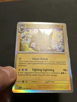 Jolteon 135/165 Sv: Scarlet & Violet 151 Holo Pokemon TCG - Image 4